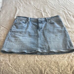 J. Crew Blue Mini Skirt Size 8